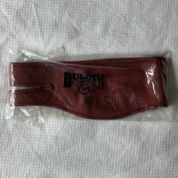 Duluth Trading Company Women's Shoreline Fleece Ear Band Orange M/L Ponytail - Picture 10 of 10